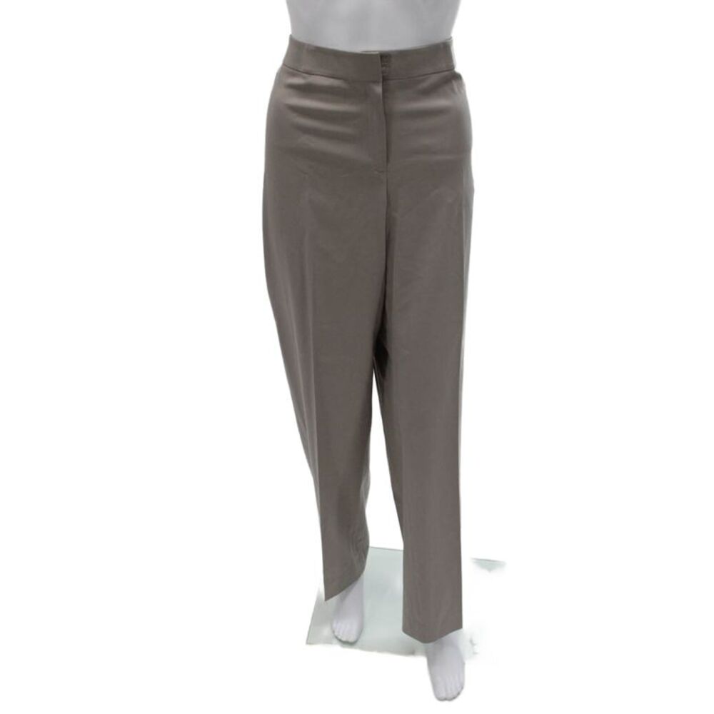 Lafayette 148 New York Womens Gray Wool Dress Pants Inseam 32 Size 14